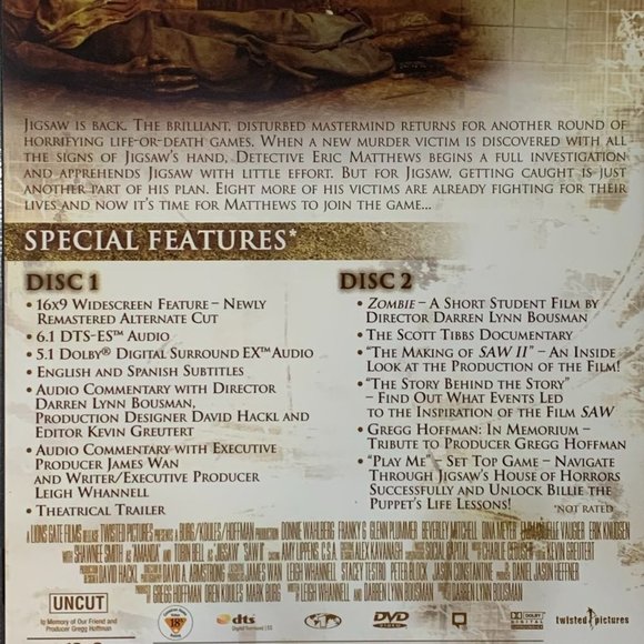 🍁2/$30🍁Horror 5-Pack DVD - 4 SEALED - Picture 7 of 15